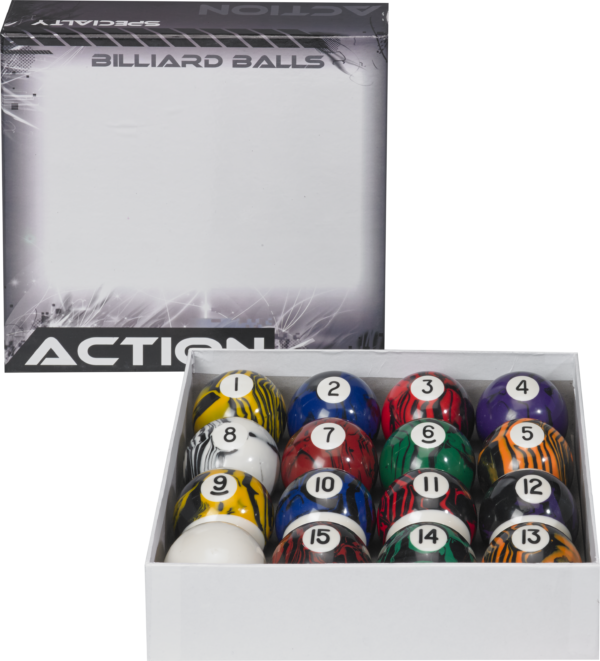Action Black Marble Ball Set
